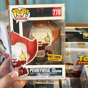 Funko POP! It Pennywise With Skateboard #778 Hot Topic Exclusive